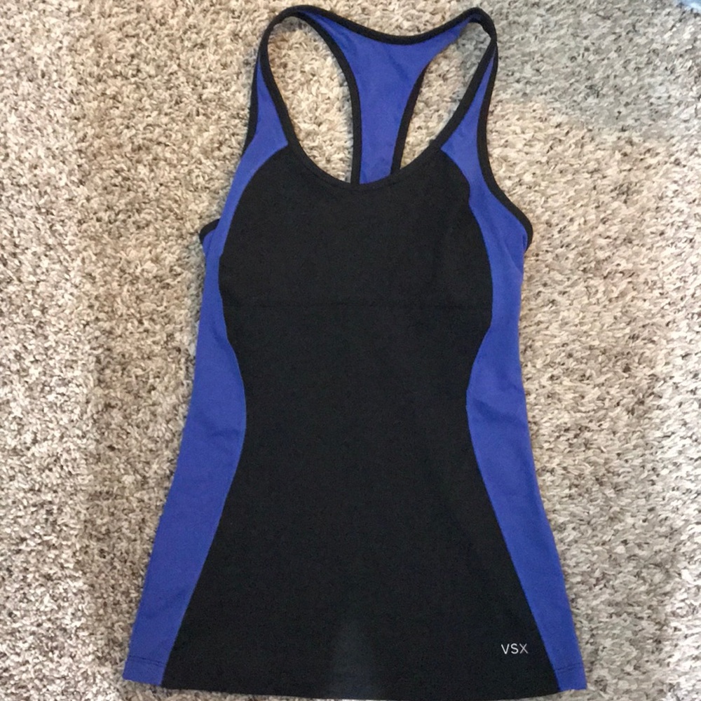 VSX workout top with built in bra